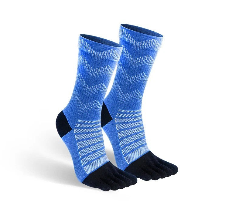 High-cut toe socks
