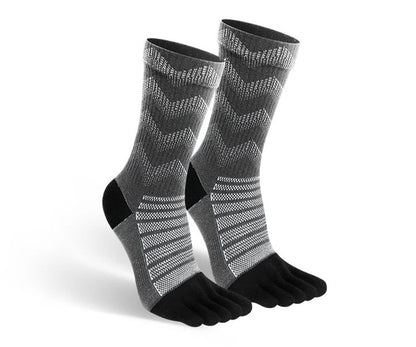 High-cut toe socks